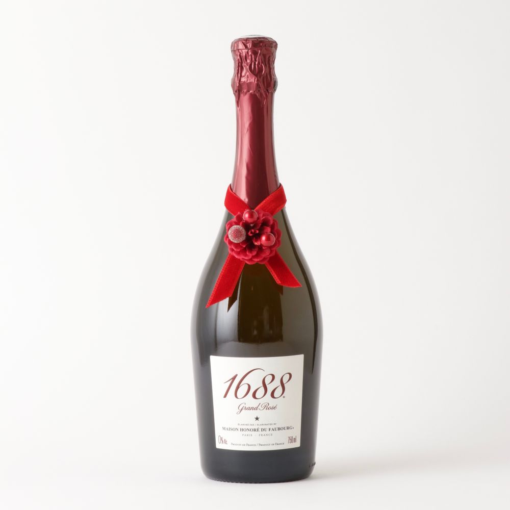 1688 Grand Rosé ペンダントリースセット　フランス製ノンアルコール・スパークリング　【結婚式　ギフト　飲み物】