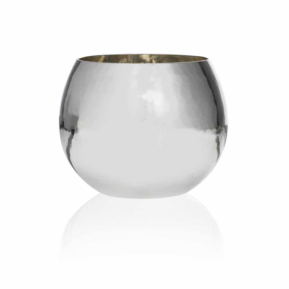 Silver Glass ボールカップグラス 8cm　【結婚式　ギフト　内祝い　結婚祝い　出産祝い　オーダーメイド】