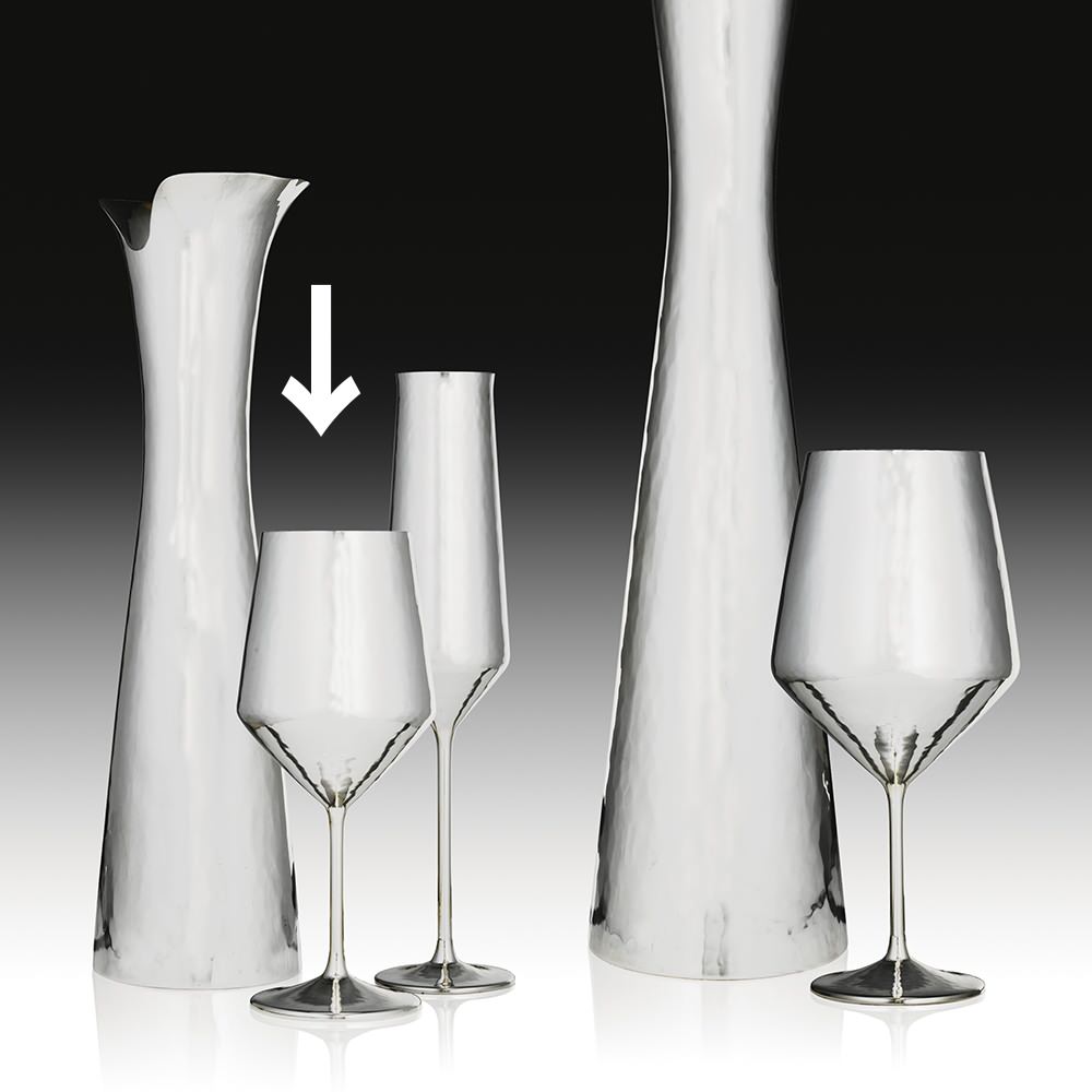 Silver Glass Bicchiere coppa UP1 コッパアップ1'　【結婚式　ギフト　内祝い　結婚祝い　出産祝い　オーダーメイド】