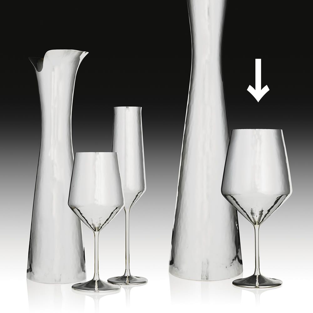 Silver Glass Bicchiere coppa UP2 コッパアップ2'　【結婚式　ギフト　内祝い　結婚祝い　出産祝い　オーダーメイド】