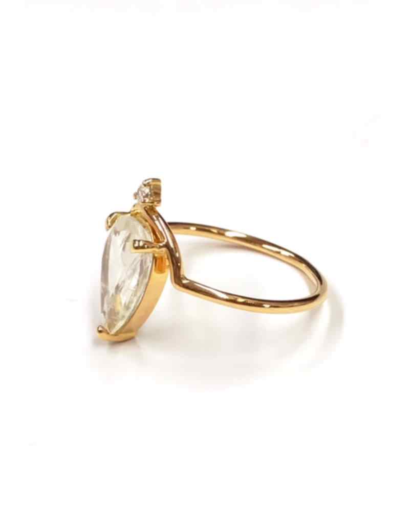 Arch Moonstone Ring　【結婚式　指輪　ファッションリング】