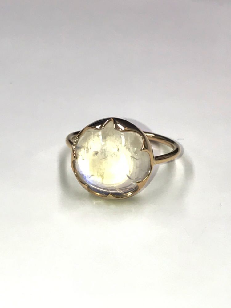 Jharokha Moonstone Ring　【結婚式　指輪　ファッションリング】