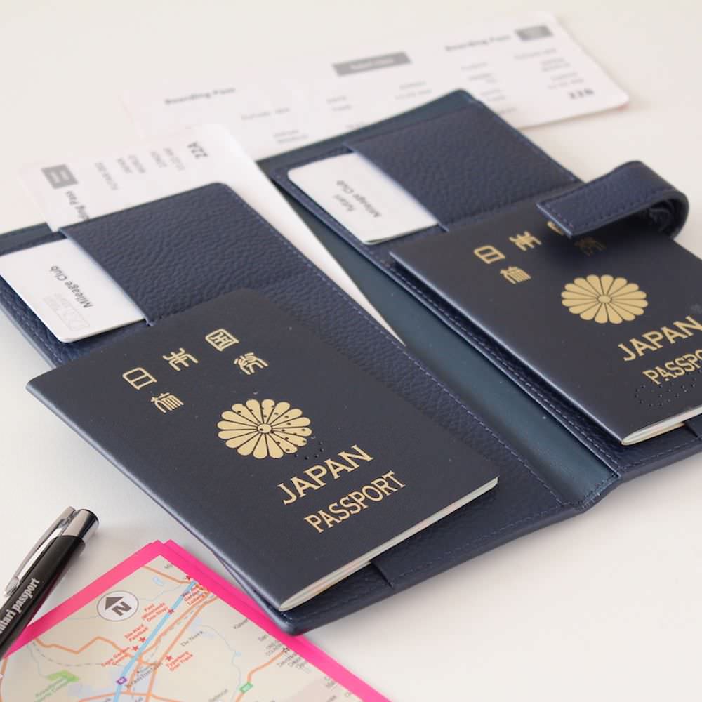 futari passport (Ocean Navy) フタリパスポート　【結婚式　ギフト　両親プレゼント】