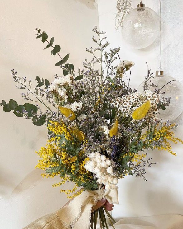 【生花】Wedding Bouquet　【結婚式　フラワー　生花　ブーケ　ブートニア　オーダーメイド】