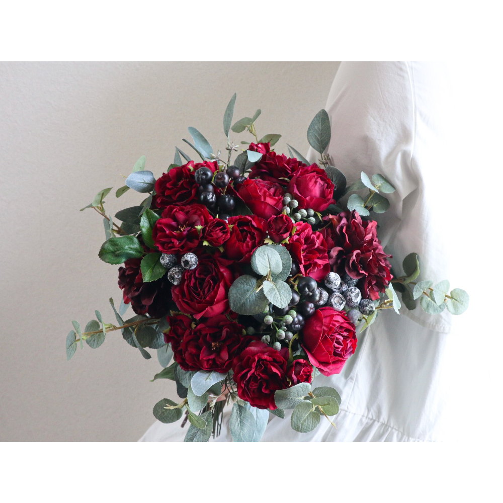 【造花】Rental Bouquet : Belles Flerus　【結婚式　フラワー　造花　ブーケ　ブートニア　レンタル】