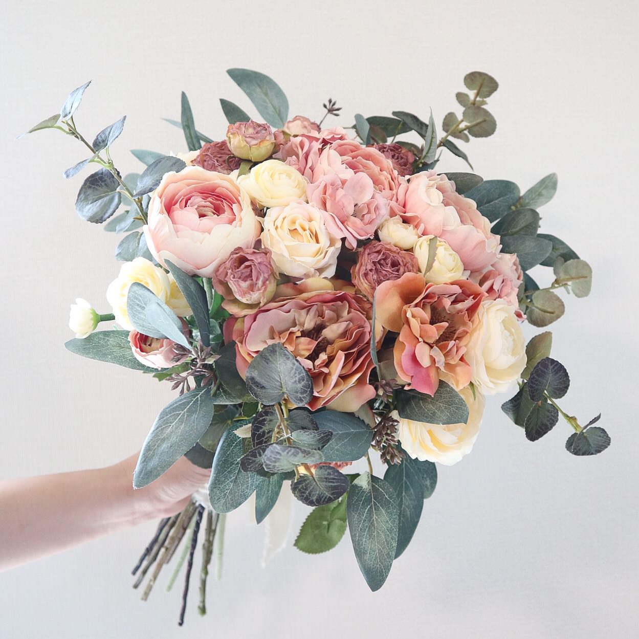 【造花】Rental Bouquet : Versailles　【結婚式　フラワー　造花　ブーケ　ブートニア　レンタル】