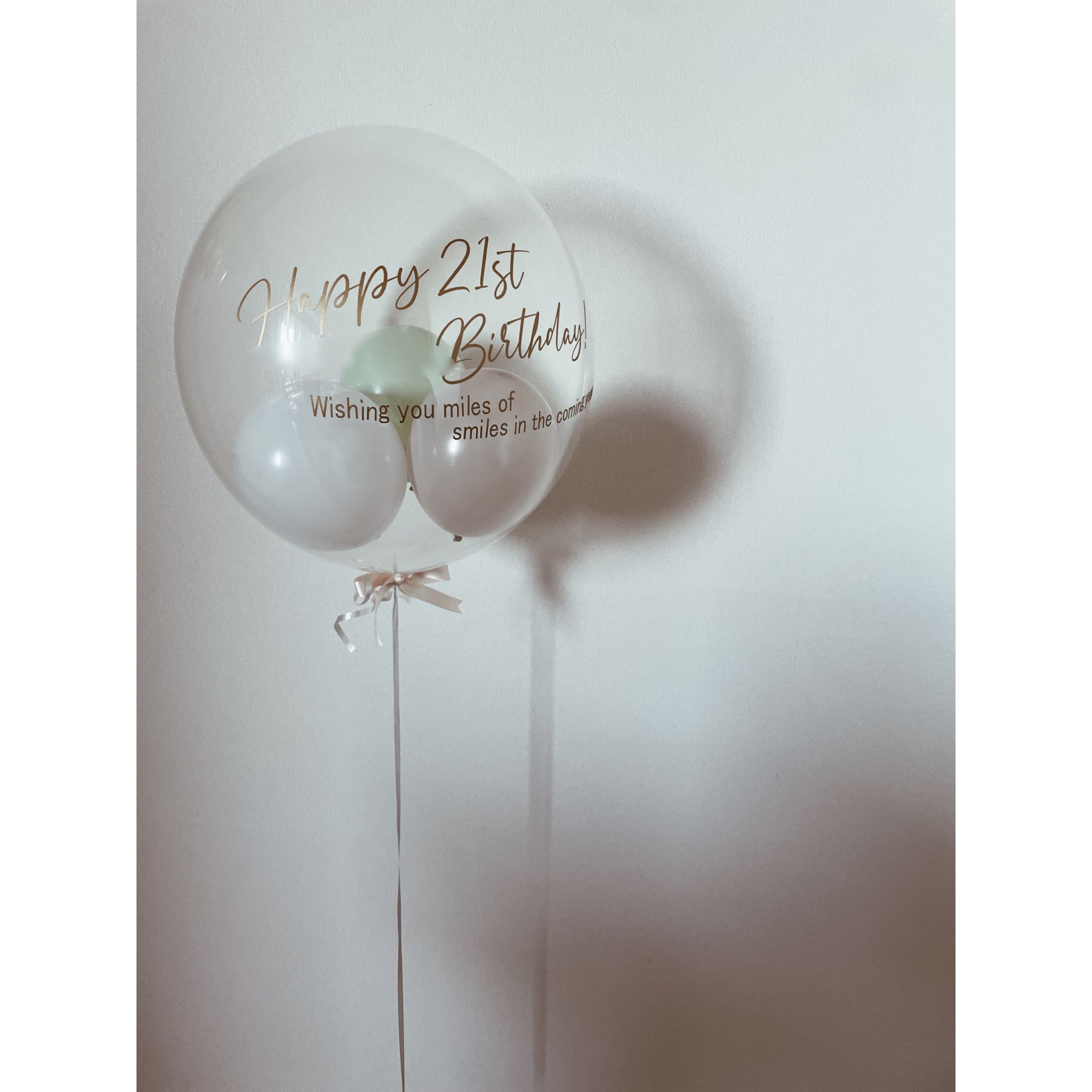【バルーン装飾】bubble balloon　【結婚式　ウェルカムグッズ　バルーン　オーダーメイド】