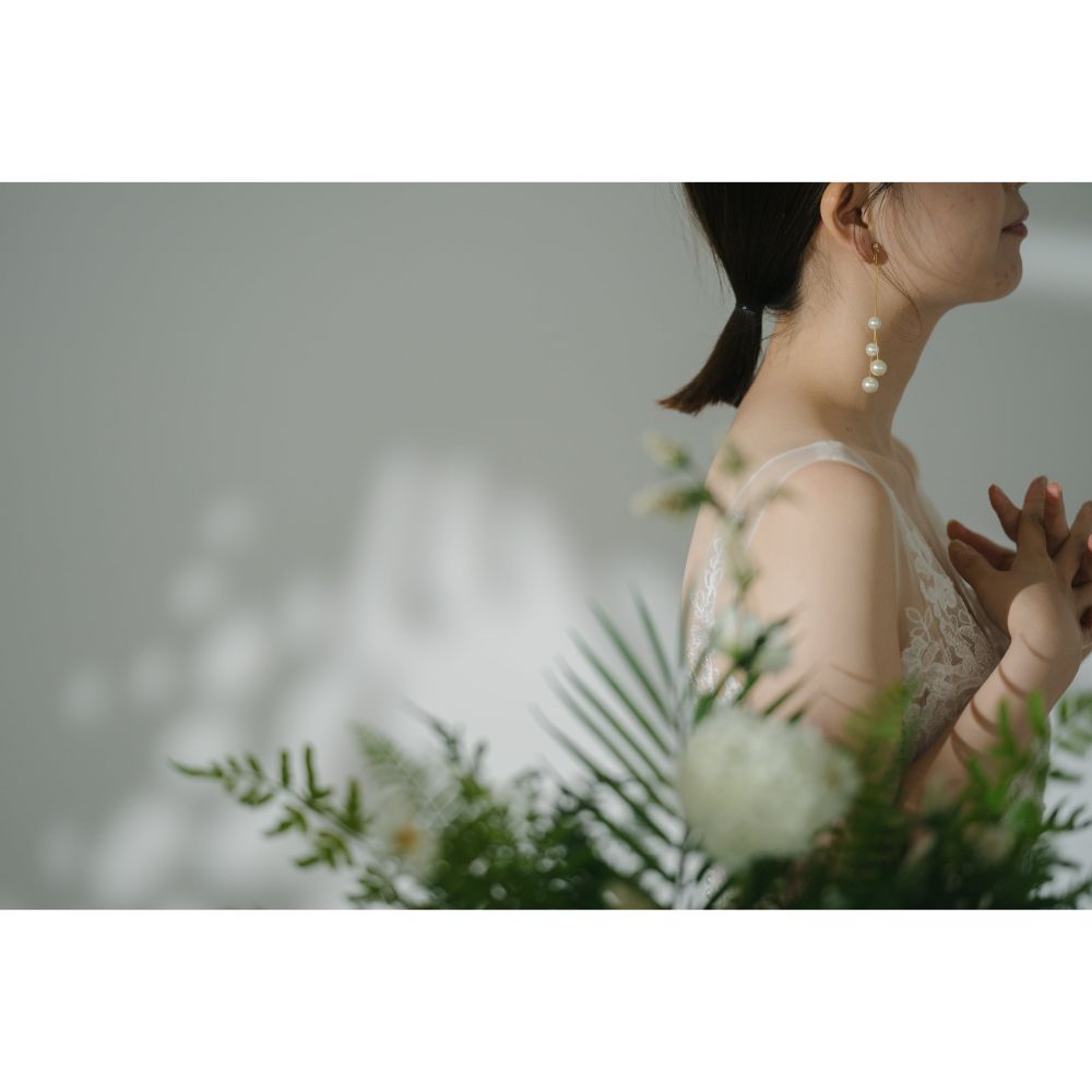 【ピアス・イヤリング】Eloise perl ウェディングアクセサリー 【結婚式　ピアス　イヤリング】