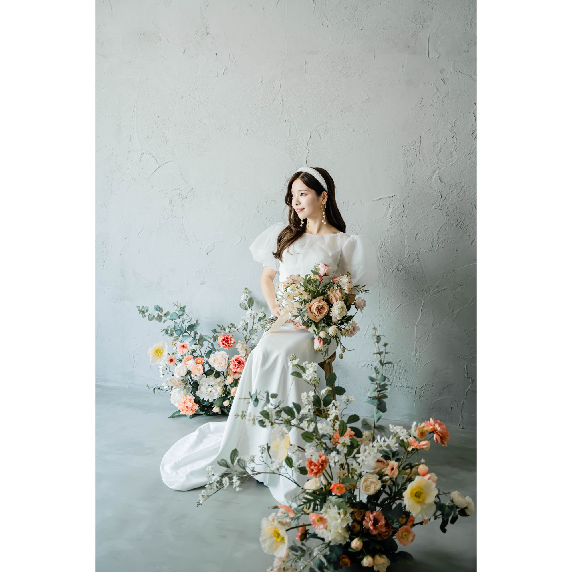 【ヘッドドレス】Charlotte ブライダルアクセサリー ウェディング ヘッドドレス カチューシャ [ AM-147 ]【結婚式　ヘアアクセサリー】