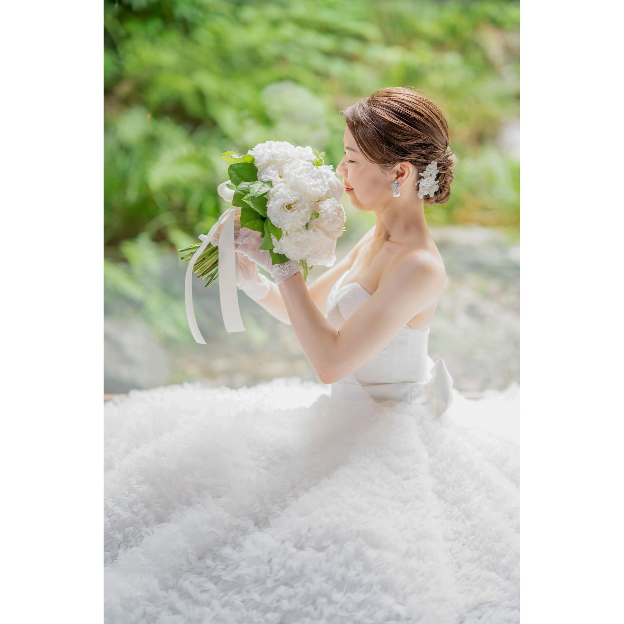 【ヘッドドレス】Sarah flower ブライダルアクセサリー ヘッドドレス [ AM-153 ]【結婚式　ヘアアクセサリー】