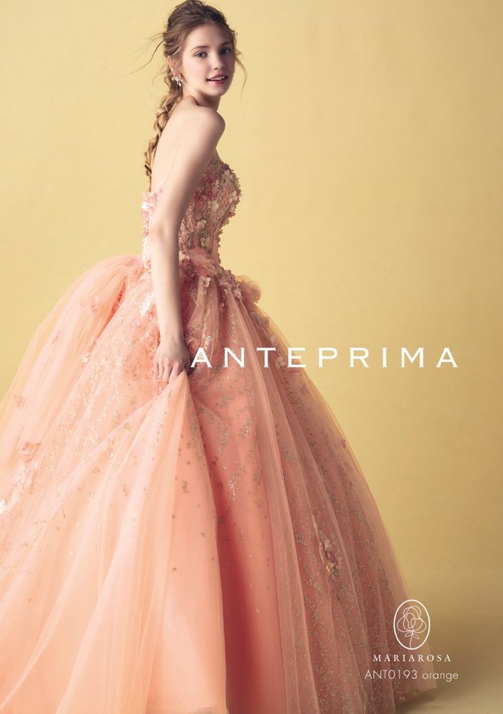 ANTEPRIMA 　ANT0193(OR) 【結婚式　カラードレス　レンタル】