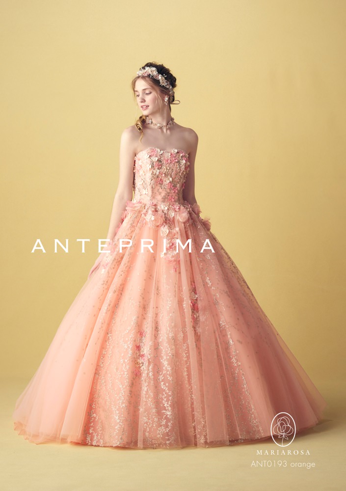 ANTEPRIMA 　ANT0193(OR) 【結婚式　カラードレス　レンタル】