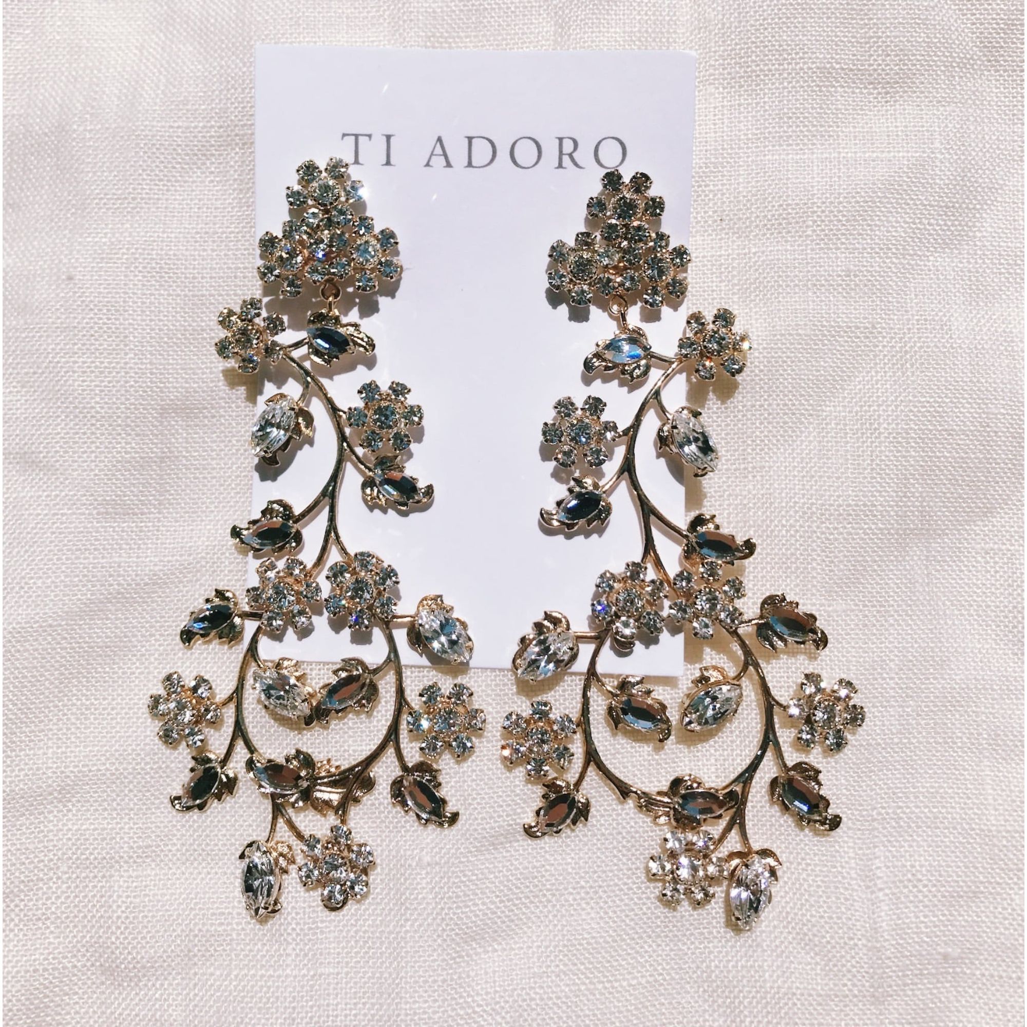 イヤリング】【Ti Adoro Jewelry】Flower Vineイヤリング 【結婚式 