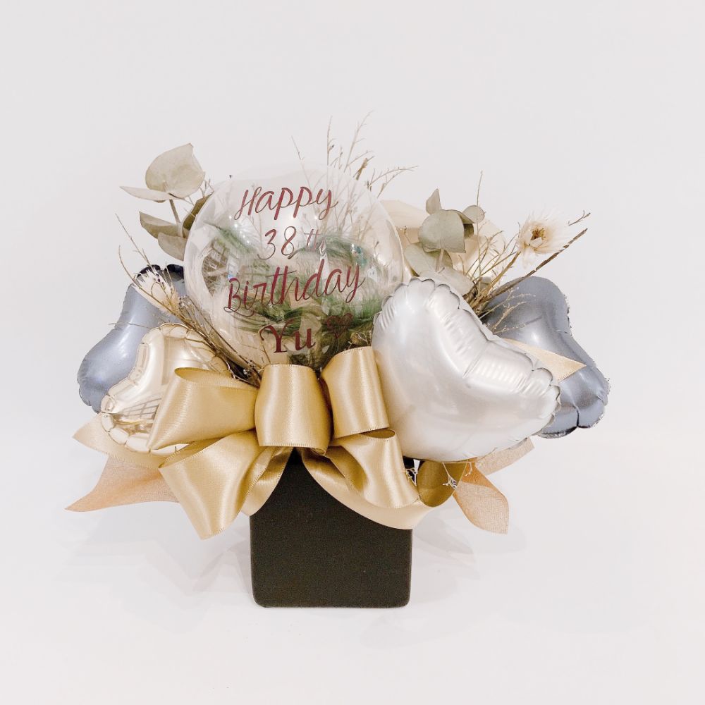 【バルーン装飾】Dried flower Arrangement “Classic”　【結婚式　ウェルカムグッズ　バルーン】