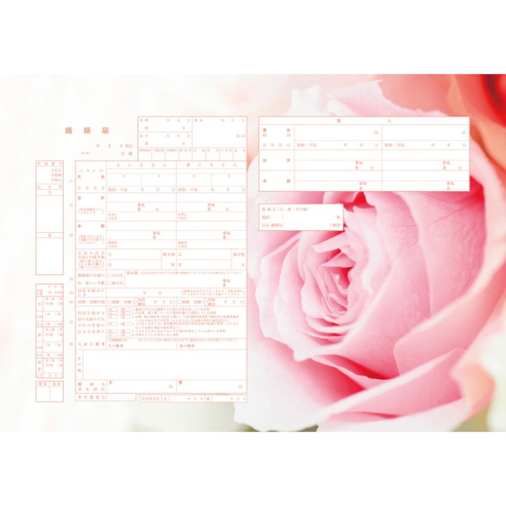 Pink Rose【婚姻届】