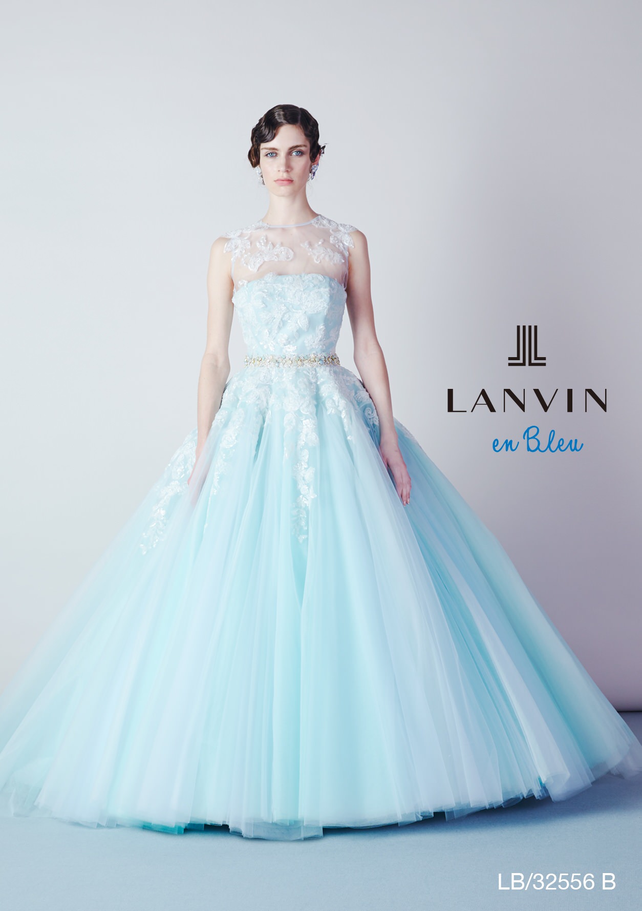 LANVIN en Blueブルーグラデーション LB/32556 【結婚式 カラードレス ...