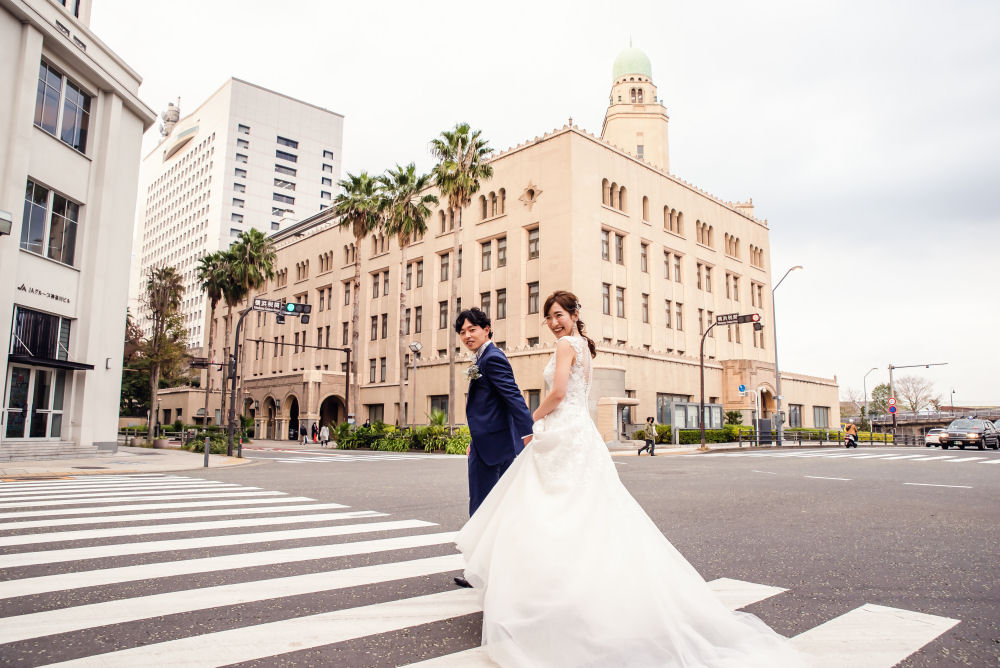 あなたをより一層輝かせる街　横浜前撮り　【結婚式　写真　フォト　撮影】