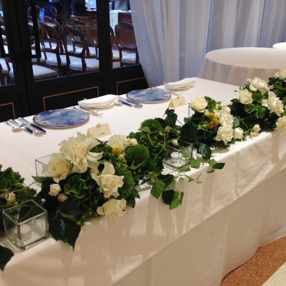 SIB wedding deco natural / メインテーブル　【結婚式　フラワー　会場装花】