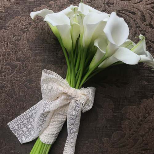 【生花】SIB bouquet/white X green　【結婚式　フラワー　生花　ブーケ　ブートニア】