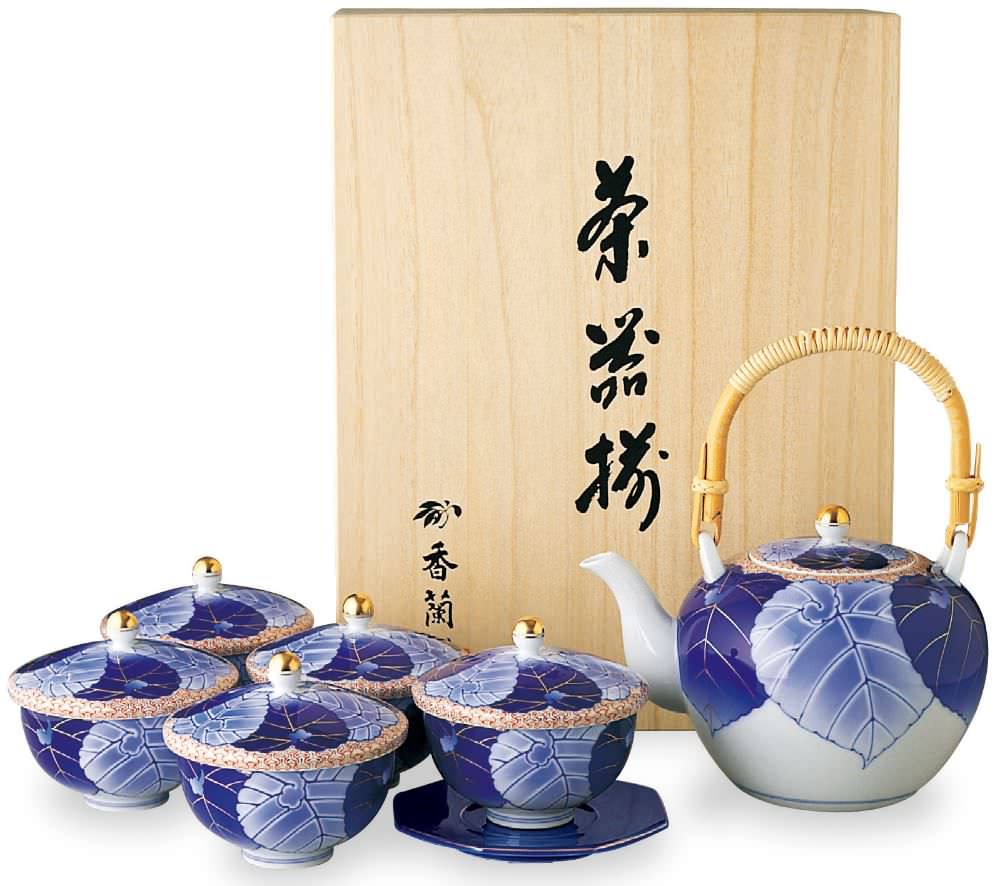 愁海棠)高級茶器セット | 引き出物・ギフト | ウェディングオンライン 