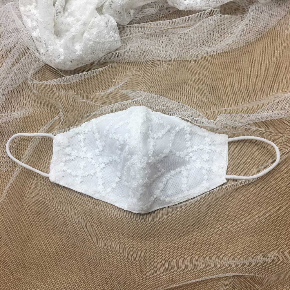【Otaduy オタディー】ウェディング レースマスク Made in Spain 【結婚式　ドレス小物】