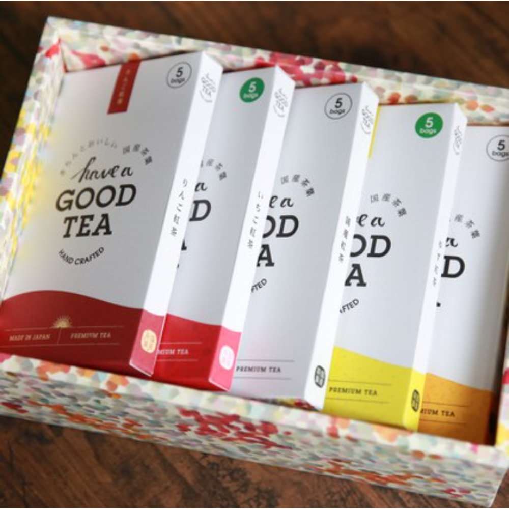 <国産100%紅茶>mini boxアソートセット5種　【結婚式　ギフト　飲み物】
