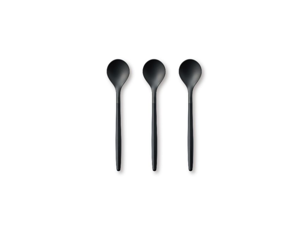 SUMU Coffee spoon 3 pcs set Black　【結婚式　ギフト　引き出物　キッチン用品】