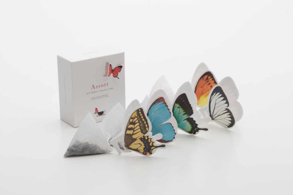 BUTTERFLY TEA  gift box / バタフライティー ギフトボックス　2箱セット　【結婚式　ギフト　縁起物　紅茶】